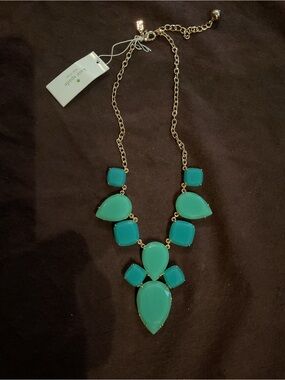 kate spade Branton square Teardrop Statement Necklace
